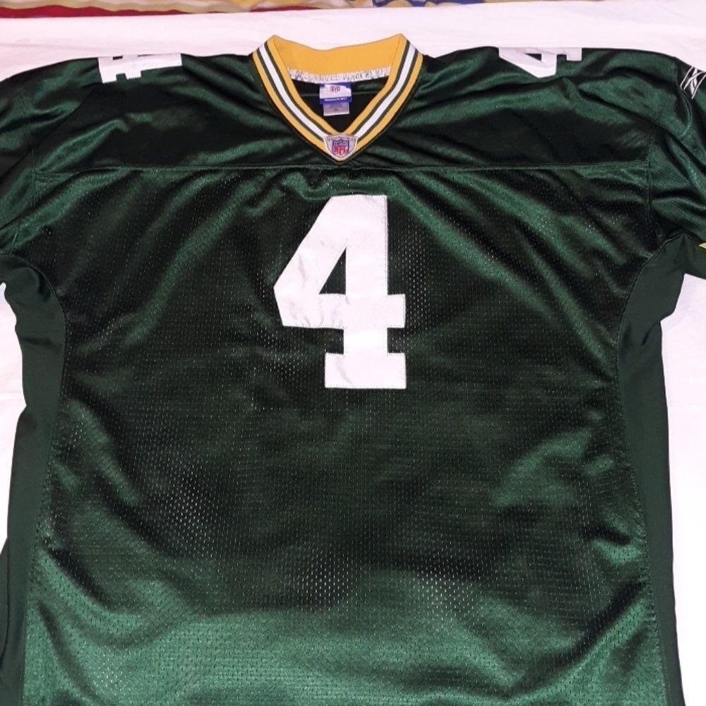 Reebok On Field Stitched Packers Jersey 54 Favre 4‎